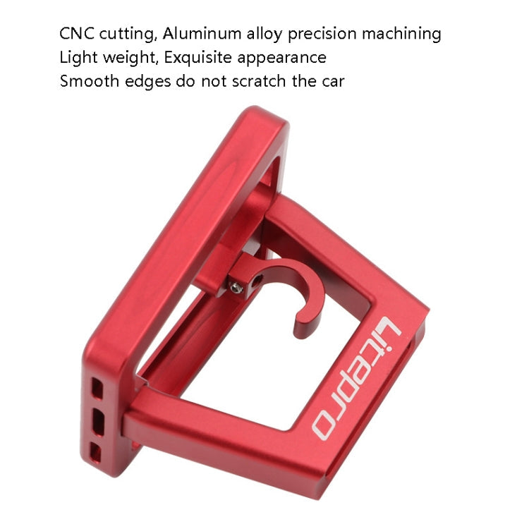 Frendorf | Litepro Split Pig Nose Rest Aluminiumlegierungs-Frontregal Installierter Sitz (Rot)