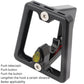 Frendorf | Litepro Split Pig Nose Rest Aluminiumlegierungs-Frontregal Installierter Sitz (Rot)