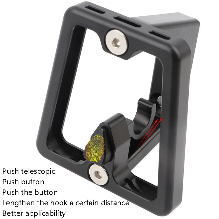 Frendorf | Litepro Split Pig Nose Rest Aluminiumlegierungs-Frontregal Installierter Sitz (Rot)