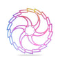 Frendorf | IIIPRO Bike Disc Mountainbike Hohldisk Teller Sechsnagel Bremsbelag, Stil: 203mm
