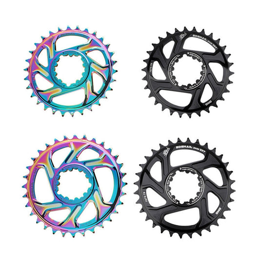 Frendorf | BDSNAIL Mountainbike Einzel-Disk GXP Direkt-geformte integrierte Disk Positive und negative Zahndisk, Farbe: 32T (Schwarz)