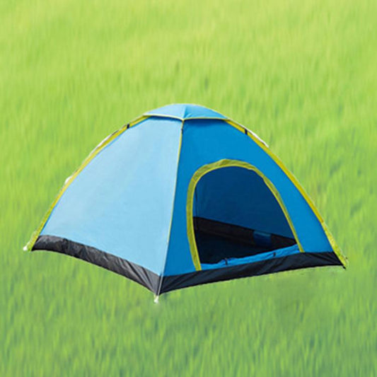 Frendorf | Outdoor Camping Strand Regenfest Sonnenproof Automatisch Schnell Installieren Zelt Für Einzelpersonen Einzeltür Ohne Decke(Blau)