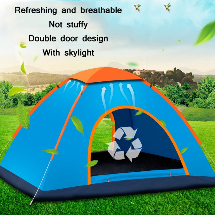 Frendorf | Outdoor Camping Strand Regenfest Sonnenfest Automatisch Schnell Aufstell Zelt Für Doppel Personen (Blau)