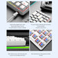 Frendorf | T8 68 Tasten Mechanische Gaming-Tastatur RGB Hintergrundbeleuchtet Verdrahtete Tastatur, Kabellänge: 1,6 m (Weiß Grüner Schaft)