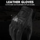 Frendorf | GHOST RACING GR-ST06 Atmungsaktive Touchscreen Motorradhandschuhe aus Leder Anti-Fall Lokomotivhandschuhe, Größe: M(Schwarz)