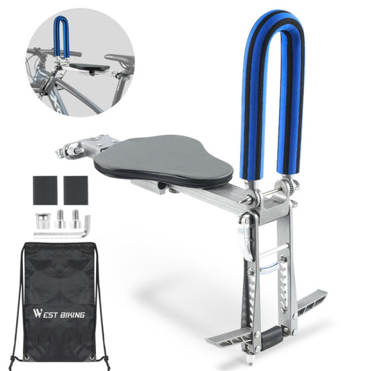 Frendorf | WEST BIKING Fahrrad Outdoor Klappbarer Kindersitz (Schwarz Blau)