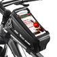 Frendorf | WEST BIKING 2.5L Fahrrad Frontträger Mobiltelefon Touchscreen Hard Shell Tasche (Schwarz)
