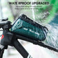 Frendorf | WEST BIKING 2.5L Fahrrad Frontträger Handy Touchscreen Hartschalen Tasche (Orange)