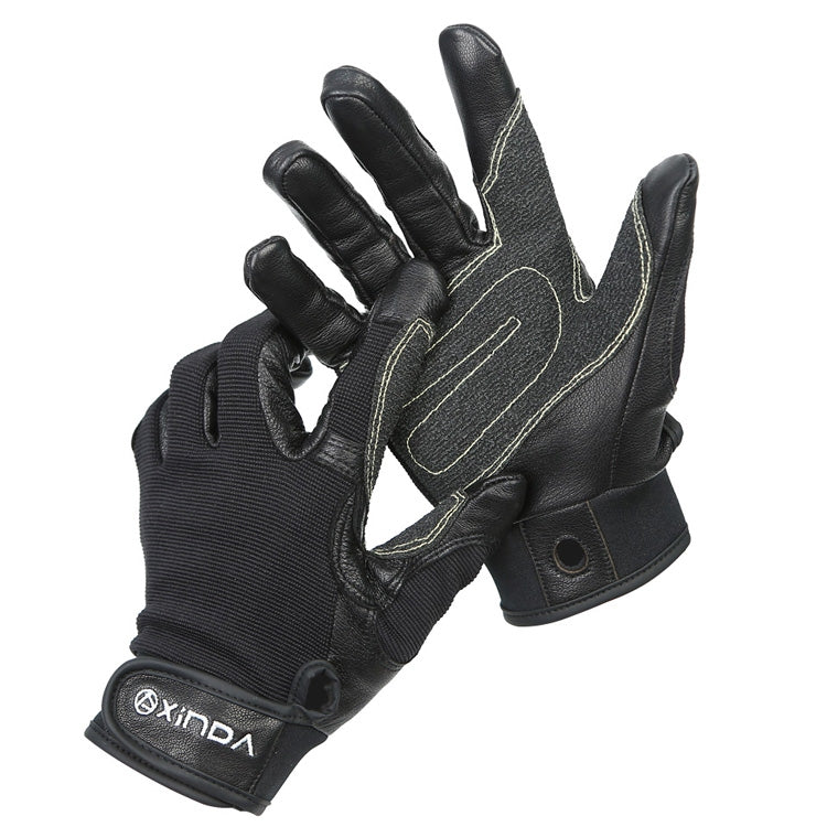 Frendorf | XINDA H-ST01 Outdoor Seil Drop Handschuhe Fitness Training Seil Drop Höhle SRT Abfahrt Handschuhe, Größe: XL