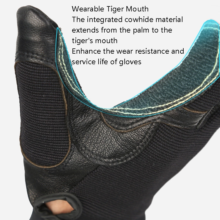 Frendorf | XINDA H-ST01 Outdoor Seil Drop Handschuhe Fitness Training Seil Drop Höhle SRT Abfahrt Handschuhe, Größe: XL
