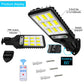 616 Solar Street Light LED Bewegungsinduktionsgartenlicht, Spezifikation: 108 COB mit Fernbedienung