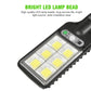 Solar Straßenbeleuchtung LED Körpererkennung Gartenlicht, Spezifikation: 616B-72 COB mit Fernbedienung