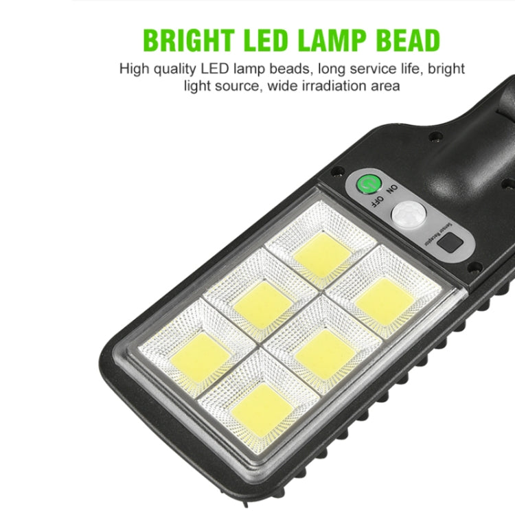 Solar Straßenbeleuchtung LED Körpererkennung Gartenlicht, Spezifikation: 616B-72 COB mit Fernbedienung
