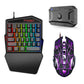 Frendorf | T-WOLF Mobile Gaming Einhandtastatur，Spezifikation： Tastatur + Maus + Thron