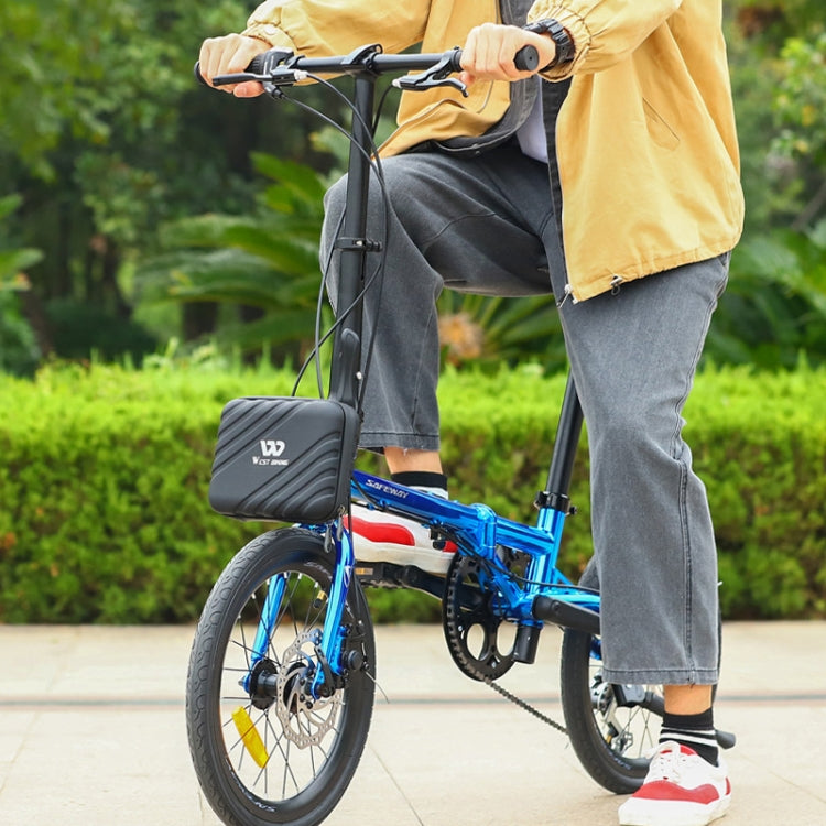 Frendorf | WEST BIKING 2L Faltfahrrad Hartschalen Aufbewahrungstasche (Schwarz)