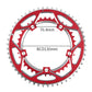 Frendorf | WEST BIKING 2-Teilig 53t-39t Rennrad Aluminiumlegierung Zahnrad(Rot)