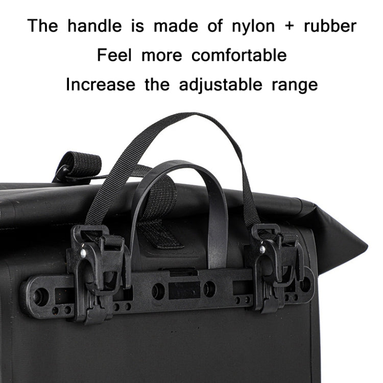 Frendorf | WEST BIKING 25L Mountainbike-Regal Wasserdicht Reflektierender Kamel Tasche( Schwarz)