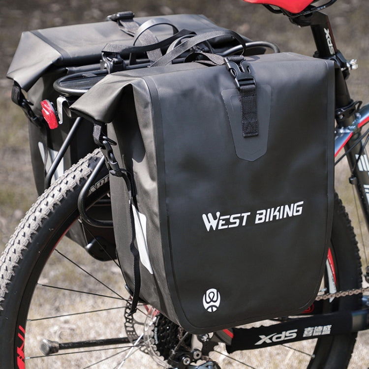 Frendorf | WEST BIKING 25L Mountainbike-Regal Wasserdicht Reflektierender Kamel Tasche( Schwarz)