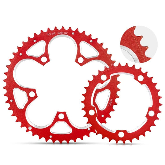 Frendorf | WEST BIKING 34T-50T Rennrad Faltkettenschaltung (Rot)