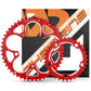 Frendorf | WEST BIKING 34T-50T Rennrad Faltkettenschaltung (Rot)