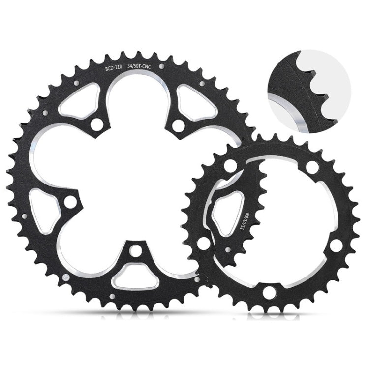 Frendorf | WEST BIKING 34T-50T Rennrad Faltkettenschaltung (Schwarz)