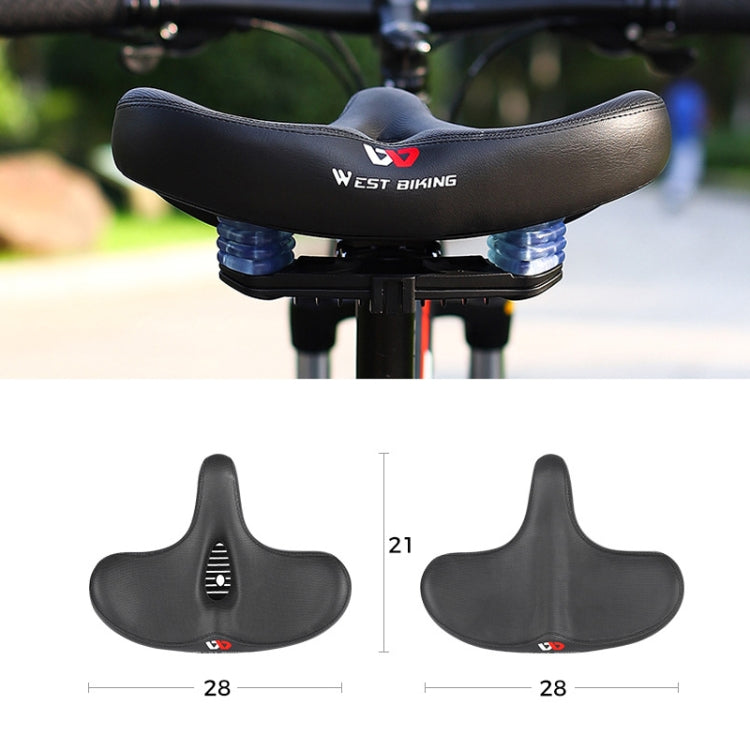 Frendorf | WEST BIKING Fahrrad Big Butt Stoßdämpfung Weiches Sattel (Rillen Typ)