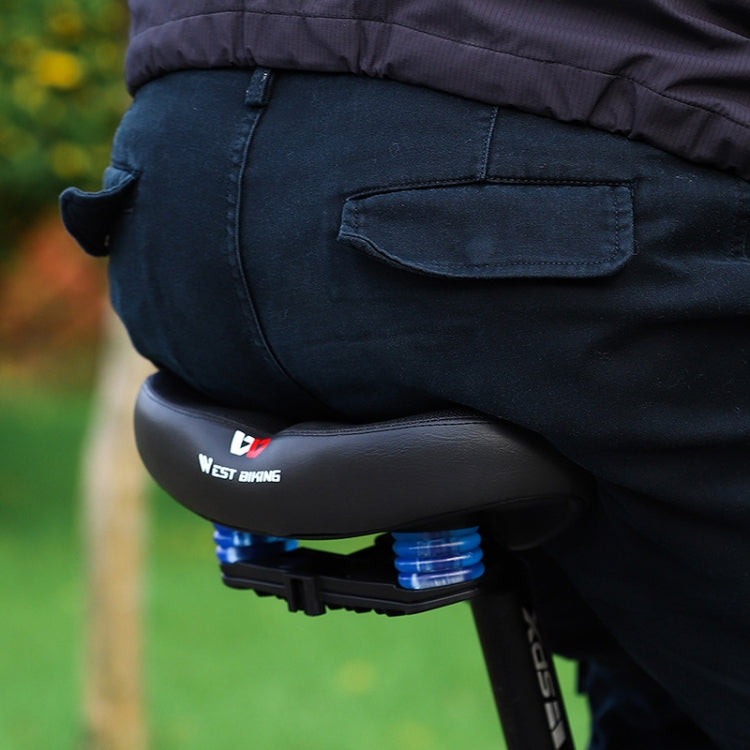 Frendorf | WEST BIKING Fahrrad Big Butt Stoßdämpfung Weiches Sattel (Rillen Typ)