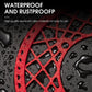 Frendorf | WEST BIKING Klapprad Aluminiumlegierung wasserdichtes Kurbelgarnitur, Farbe: 53T（Rot）