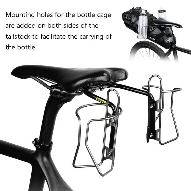 Frendorf | Rhinowalk SK500 Fahrradhecktaschenstabilisator (Schwarz)