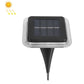 8 LED Solar Outdoor Wasserdicht Transparent Eingebautes Licht (Quadratisch-Weiße Licht)