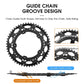 Frendorf | WEST BIKING YP0719274 53-39T Rennrad Kurbel Renn-Doppel-Scheibe (Schwarz)