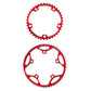 Frendorf | WEST BIKING YP0719273 Rennrad 56T-44T Doppelscheiben Aluminiumlegierung Gänge(Rot)