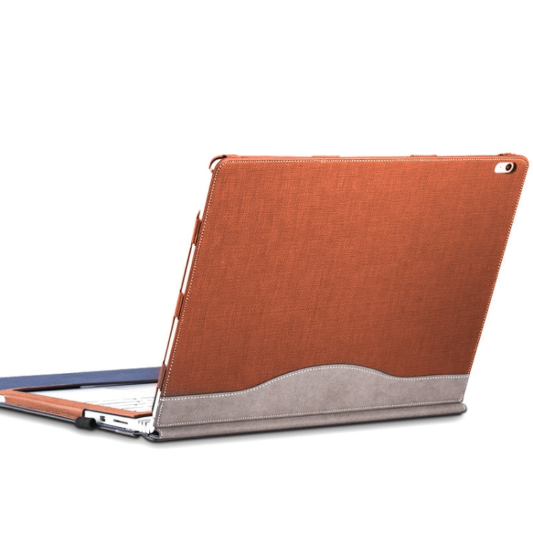 Frendorf | PU-Leder Laptop-Schutzhülle für Microsoft Surface Book 2 13,5 Zoll (Business Braun)
