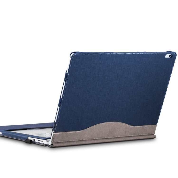 Frendorf | PU-Leder-Laptop-Schutzhülle für Microsoft Surface Book 3 13,5 Zoll (Dunkelblau)