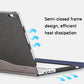 Frendorf | PU-Leder-Laptop-Schutzhülle für Microsoft Surface Book 3 13,5 Zoll (Dunkelblau)