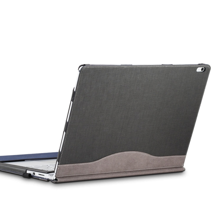 Frendorf | PU-Leder Laptop-Schutzhülle für Microsoft Surface Book 3 15 Zoll (Gentleman Grau)