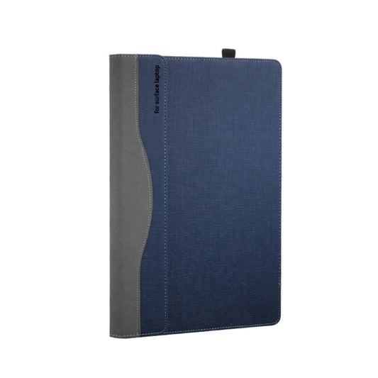 Frendorf | 13,5 Zoll Multifunktionale PU-Leder Laptop-Hülle für Microsoft Surface Laptop 1/2/3/4 (Blau)