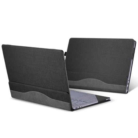Frendorf | 13,5 Zoll Multifunktions-PU-Leder-Laptop-Hülle für Microsoft Surface Laptop 1/2/3/4 (Gentleman Grau)