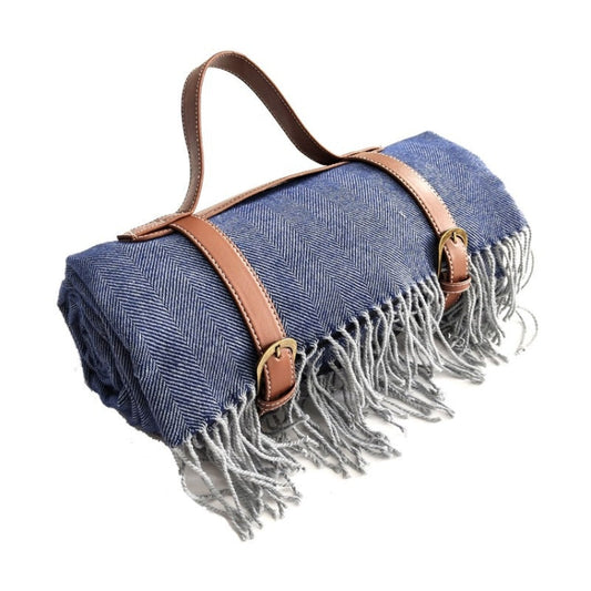 Frendorf | FWP Wasserdicht Dicke Quast Picknickmatte, Größe: 200x150cm (Marineblau)
