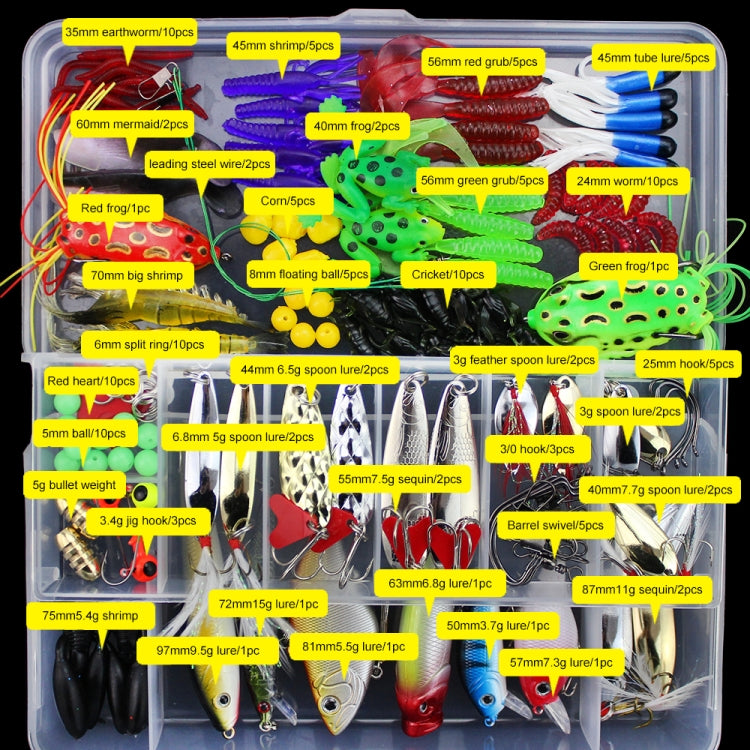 Frendorf | 141 PCS / Set Straßen-Tintenfisch-Haken-Zubehör-Set