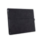 Frendorf | 13 Zoll Leder Tablet Schutzhülle für Microsoft Surface Pro X, Farbe: Schwarz + Power Bag
