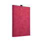 Frendorf | 13-Zoll-Leder-Tablet-Schutzcase für Microsoft Surface Pro X, Farbe: Rosarot + Power Bag