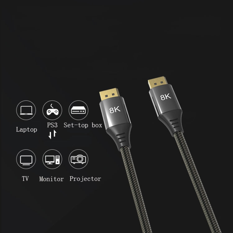 Frendorf | 10m DP1.4 Version 8K DisplayPort Male zu Male Computer Monitor HD-Kabel