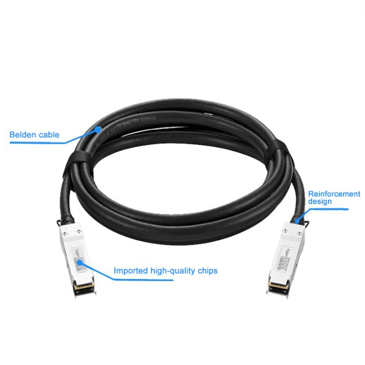 Frendorf | 2m Optischer QSFP+ Kupferkabel Hochgeschwindigkeitskabel Server Datenkabel