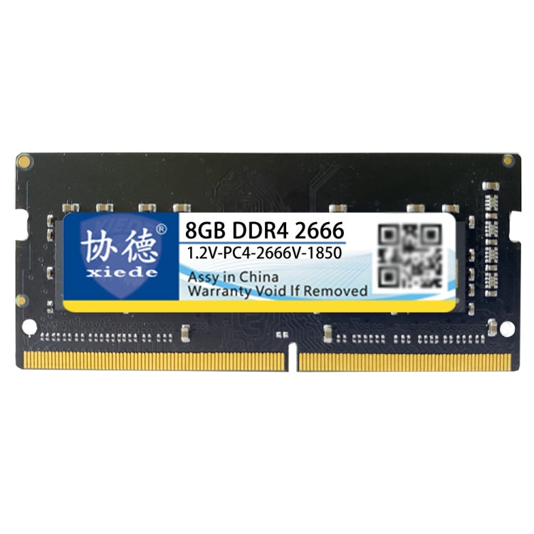 Frendorf | XIEDE X064 DDR4 NB 2666 Vollständige Kompatibilität Notebook RAMs, Speicherkapazität: 8GB