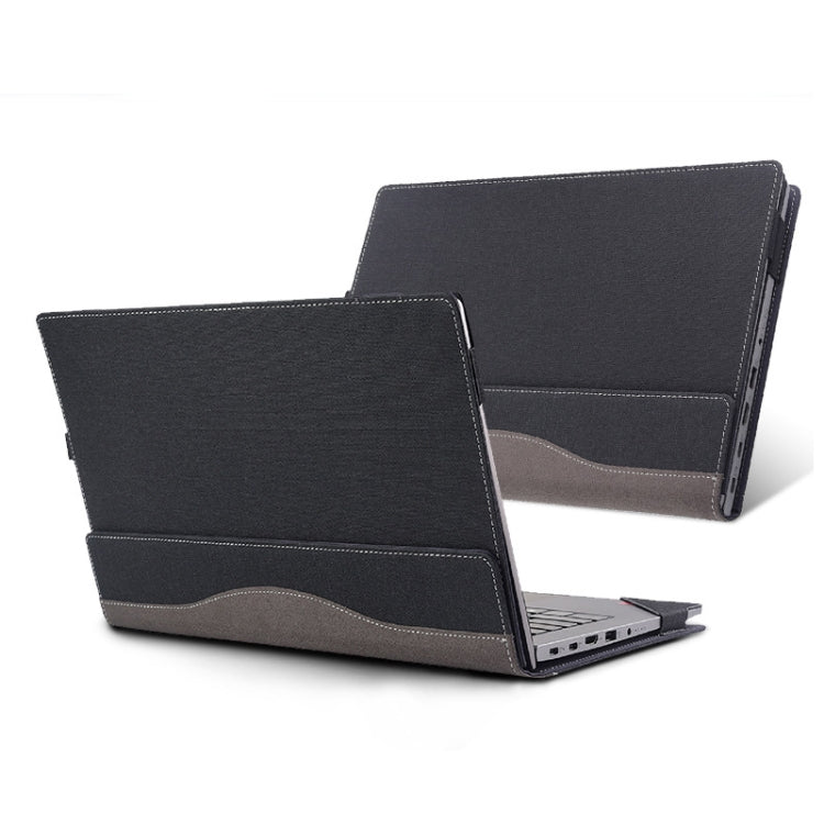 Frendorf | Laptop Leder Anti-Fall Schutzhülle für HP Envy 13-AQ Ad Ah(Dunkelgrau)