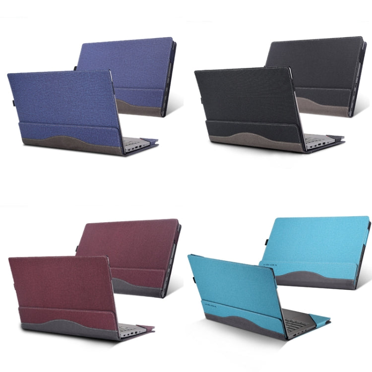 Frendorf | Laptop Leder Anti-Fall Schutzhülle für HP Envy 13-AQ Ad Ah (Weinrot)