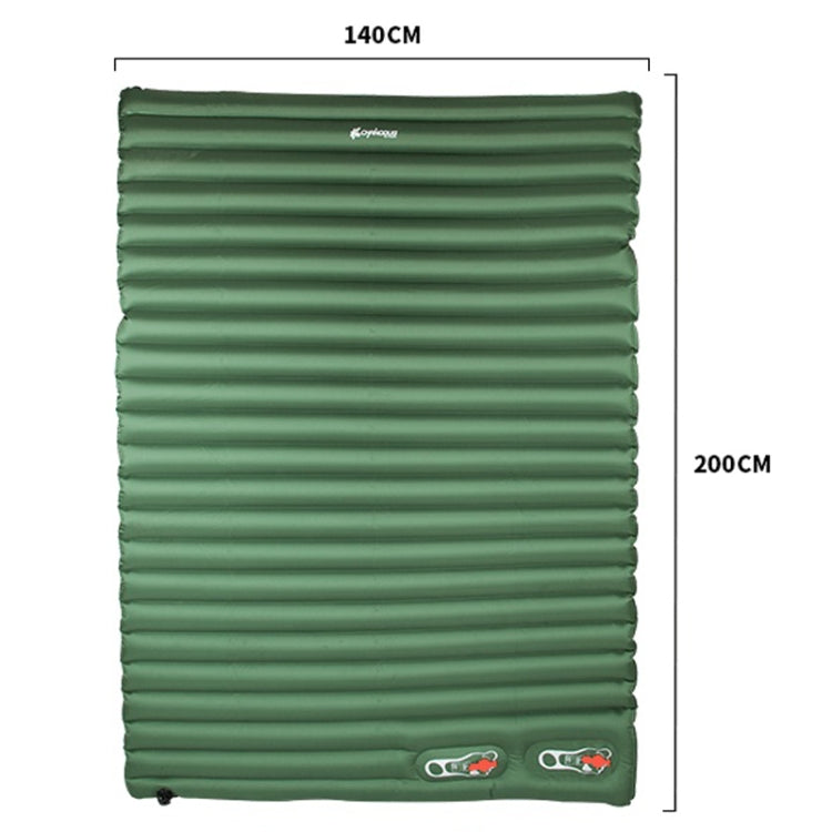 Frendorf | CHANODUG 4028 Outdoor Camping Doppel-TPU Aufblasbare Matratze (Grün)