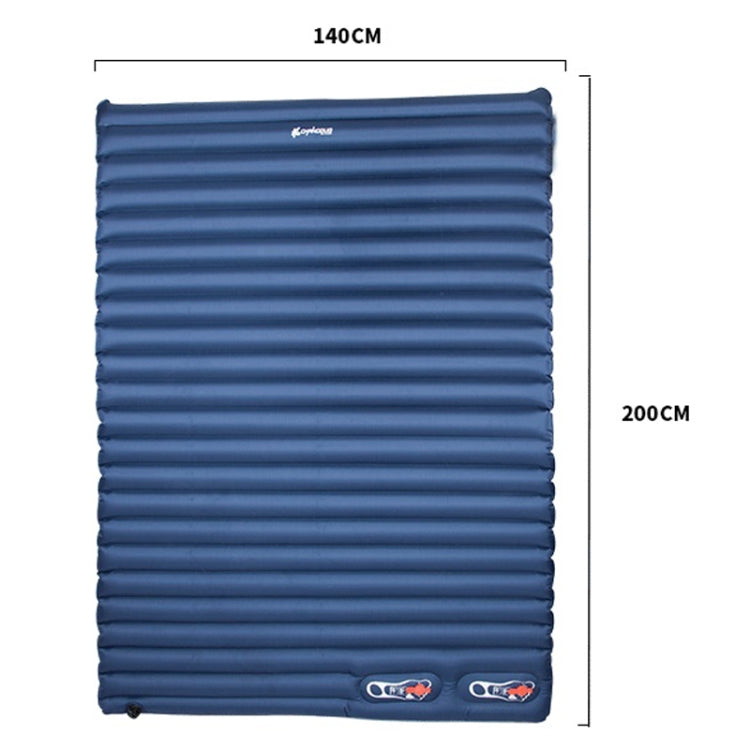Frendorf | CHANODUG 4028 Outdoor Camping Doppel-TPU aufblasbare Matratze (Blau)