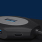 Frendorf | 2 PCS PD Schnelllade-Multi-Port-USB-Dockingstation, Anzahl der Anschlüsse: T1301C USBC zu USB5V+1xUSB3.0+3xUSB2.0